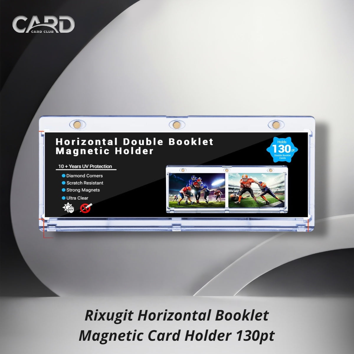 Rixugit Horizontal Booklet Magnetic Card Holder 130pt - 1pcs