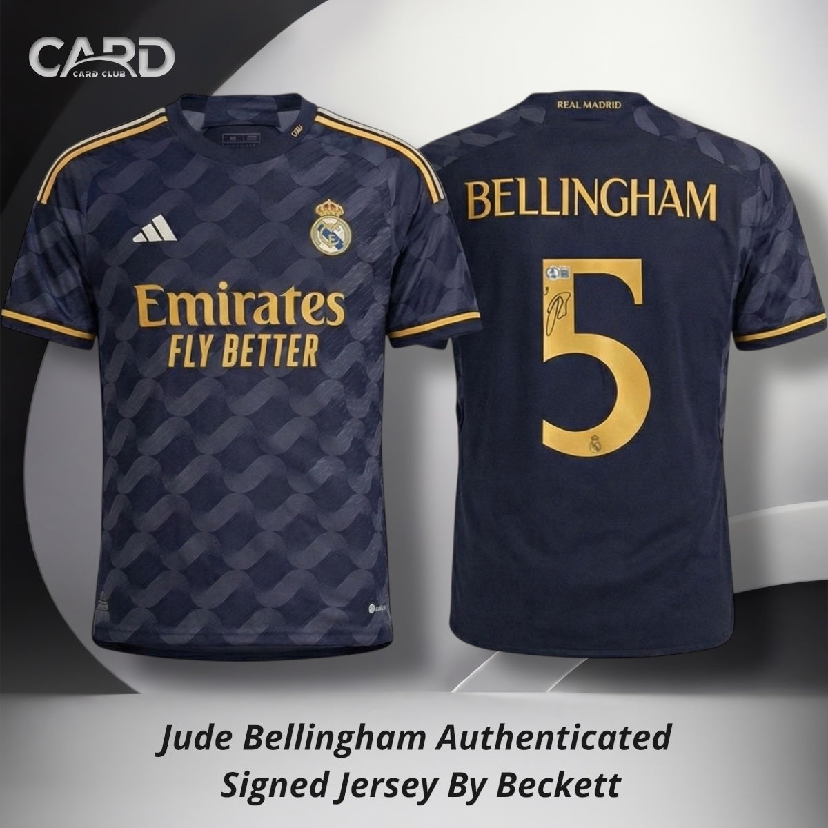 Jude Bellingham Authenticated Signed Jersey By Beckett