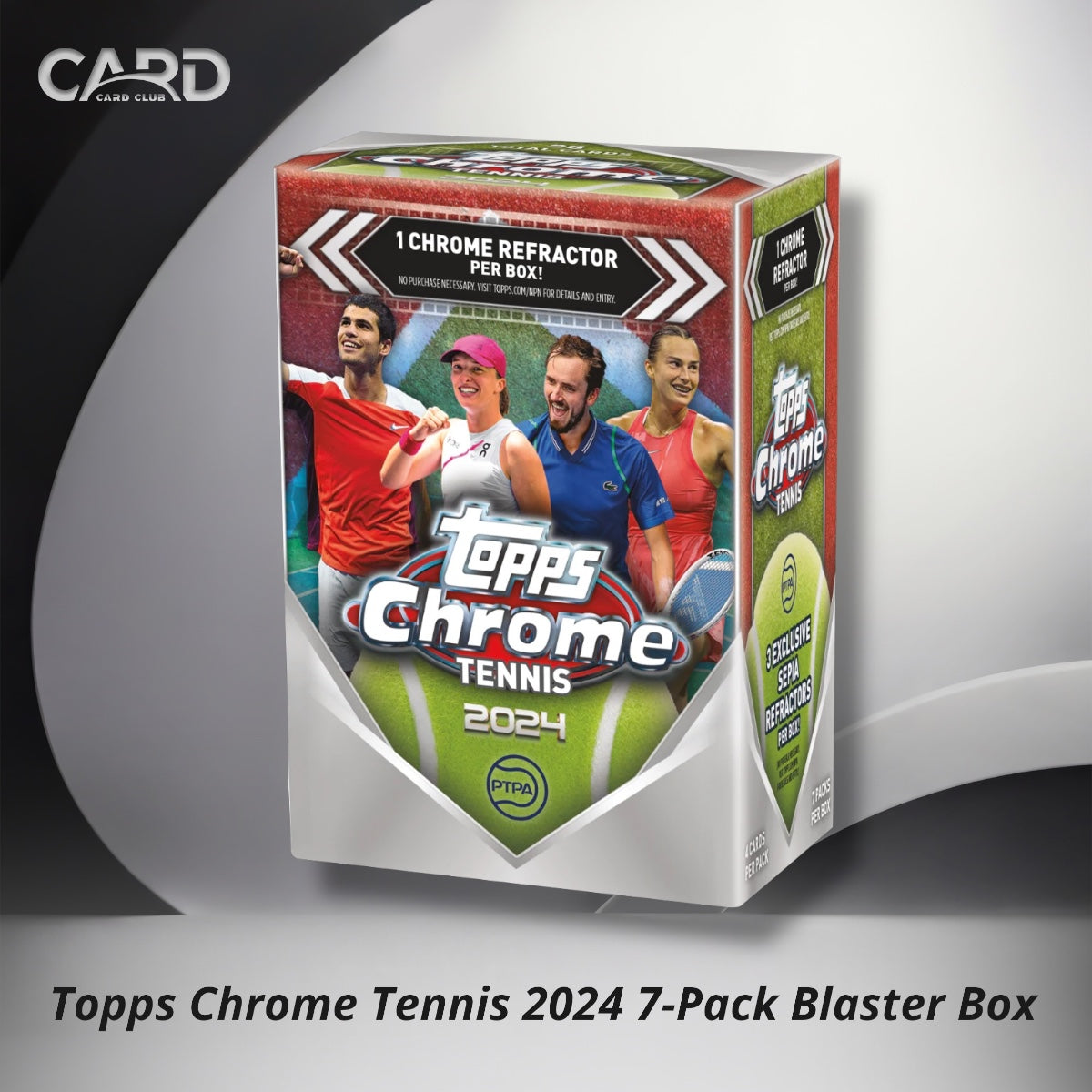 Topps Chrome Tennis 2024 7-Pack Blaster Box