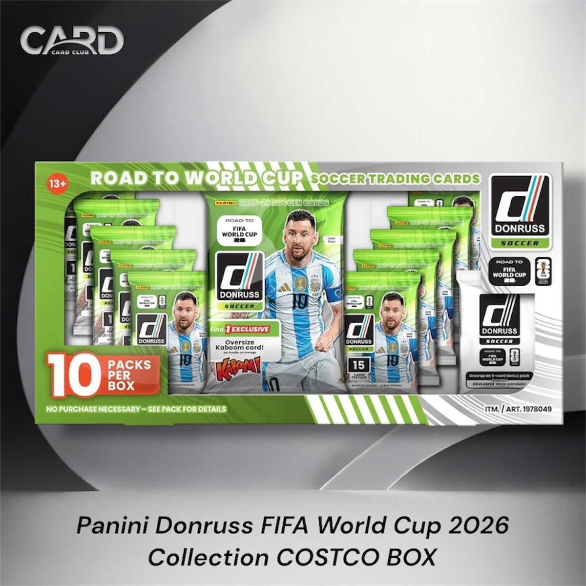 Panini Donruss FIFA World Cup 2026 Collection COSTCO Box