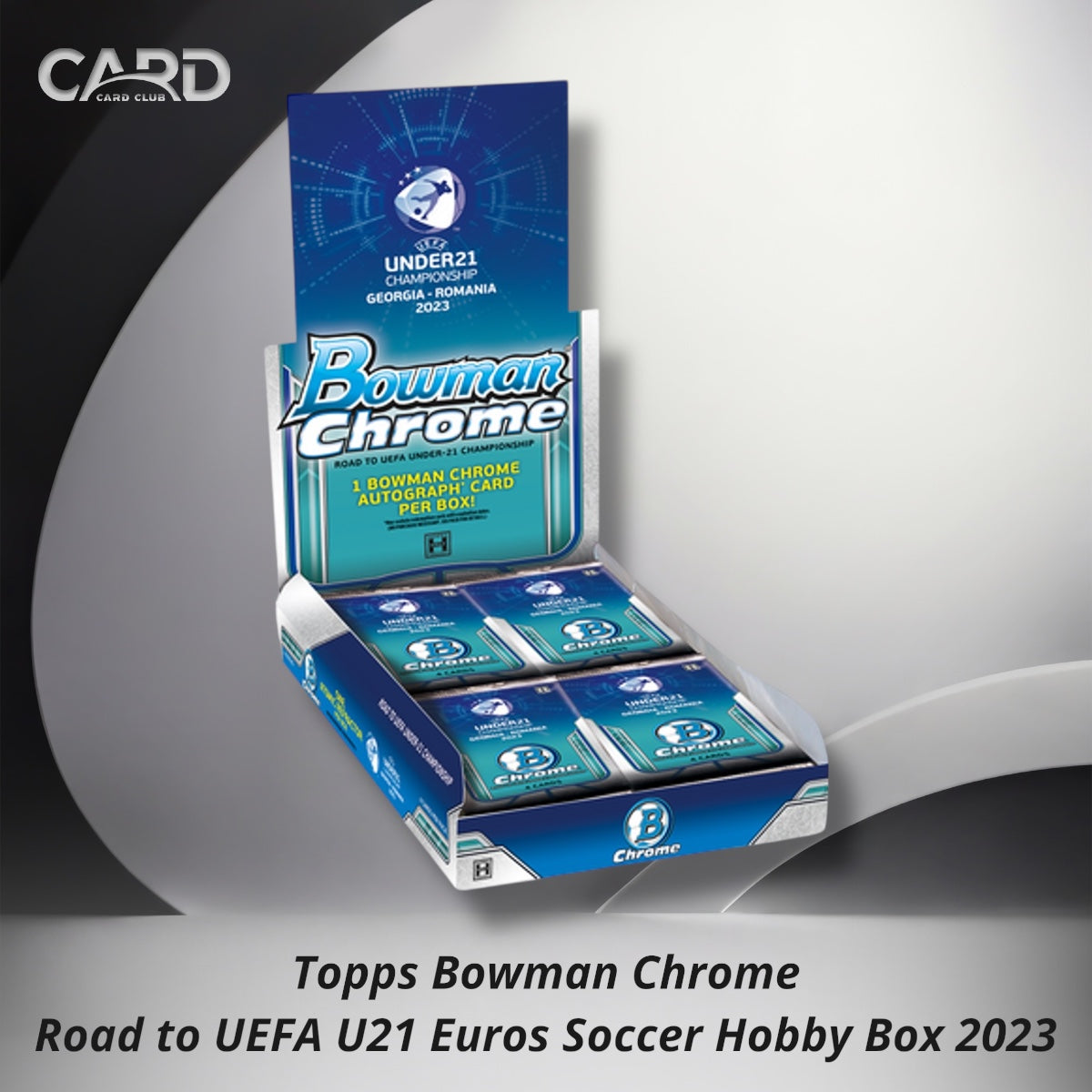 Bowman Chrome Road to UEFA Under-21 European Championship Soccer Hobby Box 2022