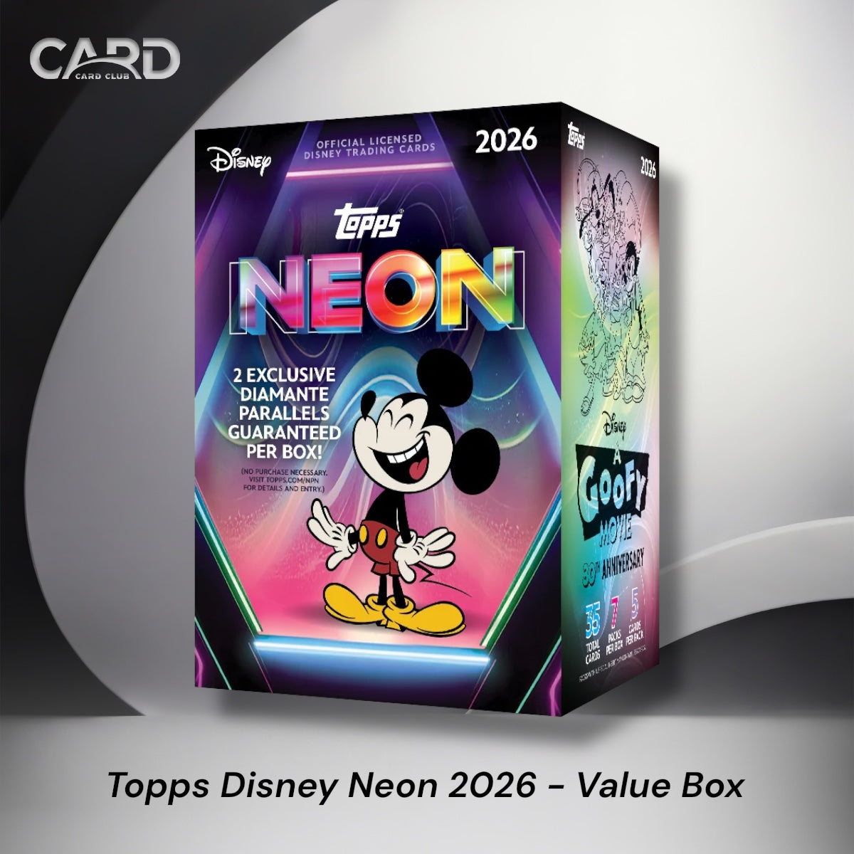 Topps Disney Neon 2026 - Value Box