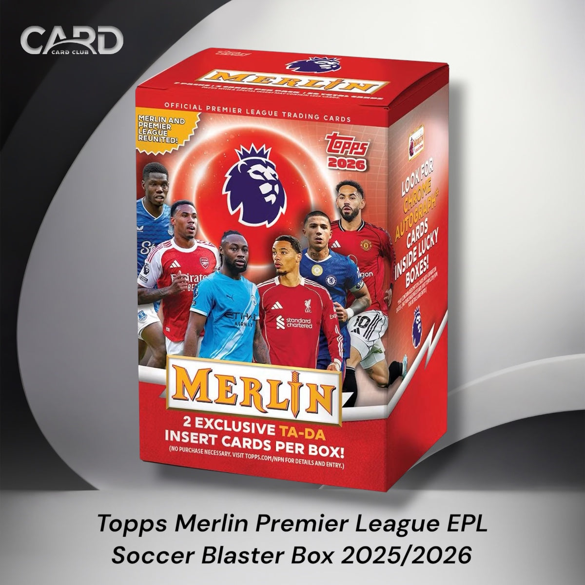Topps Merlin Premier League EPL Soccer Blaster Box 2025/2026
