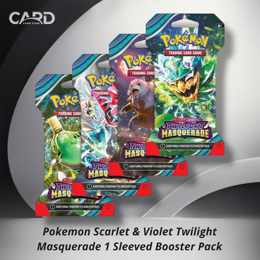 Pokemon Scarlet & Violet Twilight Masquerade 1 Sleeved Booster Pack