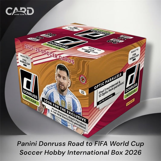 Panini Donruss Road to FIFA World Cup Soccer Hobby International Box 2026