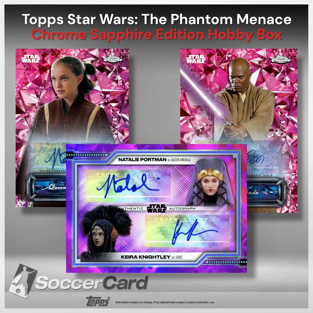 Topps Star Wars: The Phantom Menace Chrome Sapphire Edition 2024 Hobby Box