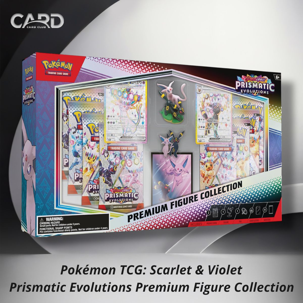 Pokémon TCG: Scarlet & Violet Prismatic Evolutions Premium Figure Collection