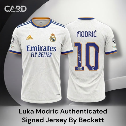 Luka Modric Authenticated Signed Jersey By ICONS.com