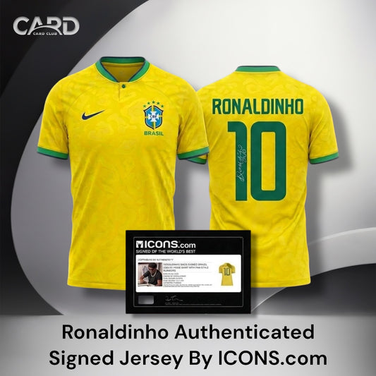 Ronaldinho Authenticated Signed Jersey By ICONS.com
