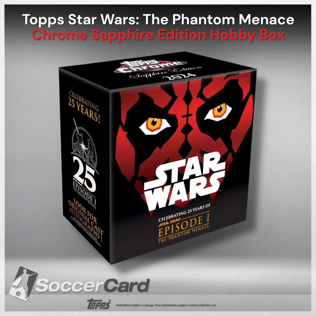 Topps Star Wars: The Phantom Menace Chrome Sapphire Edition 2024 Hobby Box