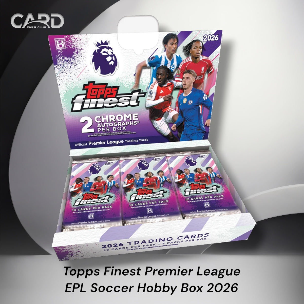 Topps Finest Premier League EPL Soccer Hobby Box 2026