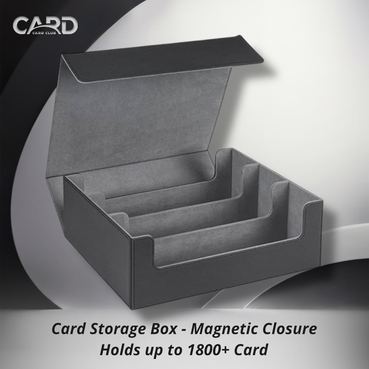 Card Storage Box - Magnetic Closure - Holds up to 2400+ Card