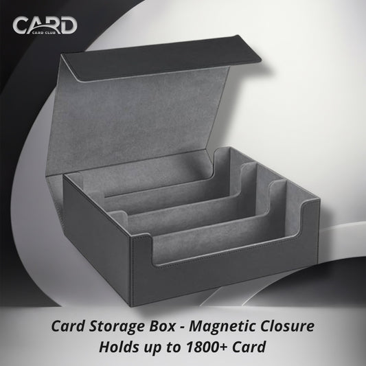 Card Storage Box - Magnetic Closure - Holds up to 2400+ Card