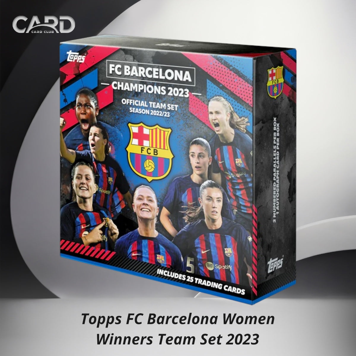Topps FC Barcelona Women Winners Team Set 2023