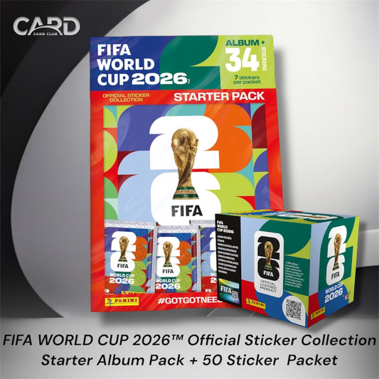 FIFA World Cup 2026 Official Sticker Collection Starter Album & 50 Stickers