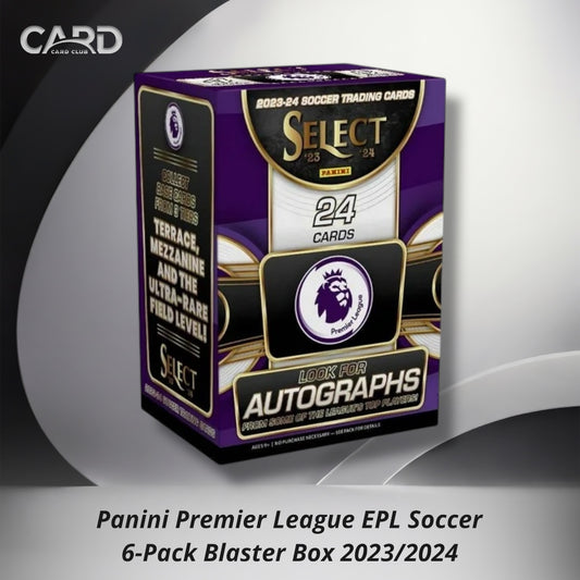 Panini Premier League EPL Soccer 6-Pack Blaster Box 2023/2024