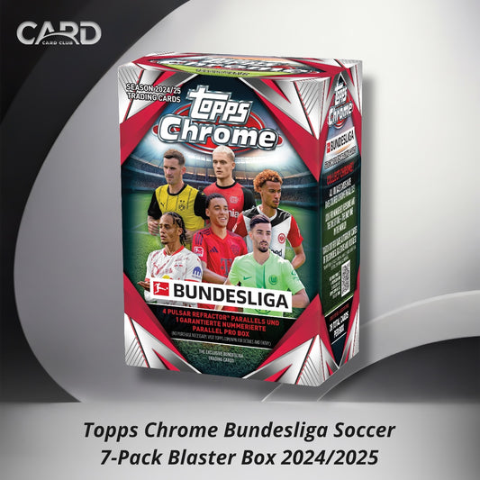 Topps Chrome Bundesliga Soccer 7-Pack Blaster Box 2024/2025