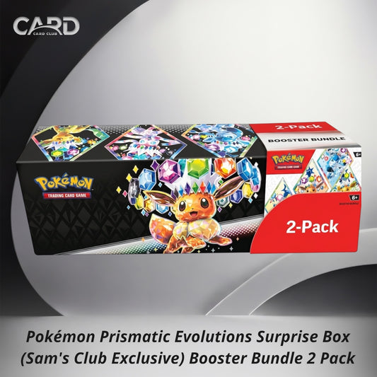 Pokémon Prismatic Evolutions
Surprise Box (Sam's Club Exclusive) Booster Bundle 2 Pack