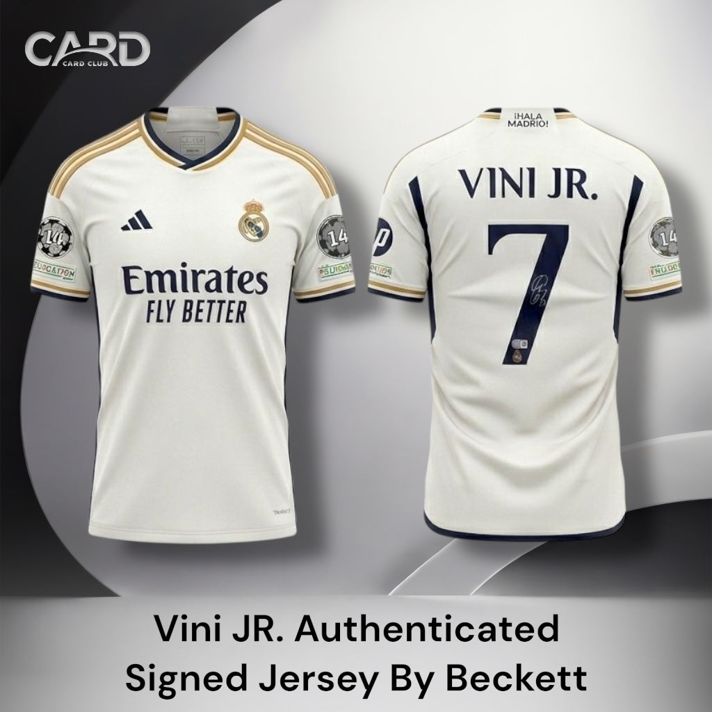 Vini JR. Authenticated Signed Jersey By Beckett