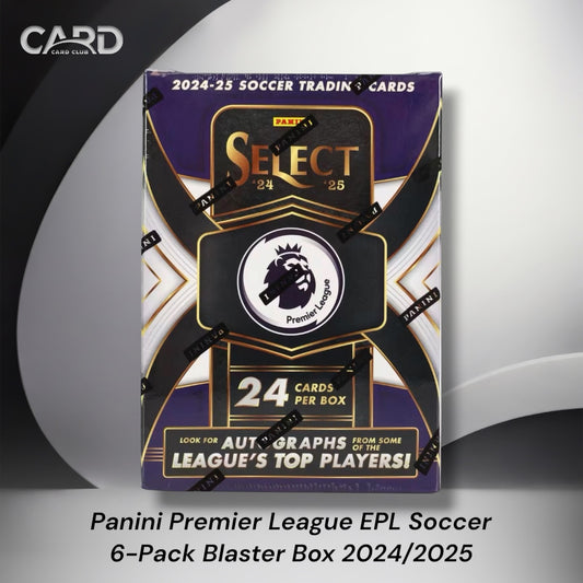 علبة بلاستر مكونة من 6 قطع من Panini Premier League EPL Soccer 2023/2024 